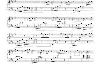 accurately transcribe piano sheet music for any song