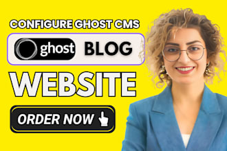 configure ghost website, ghost blog setup ghost newsletter