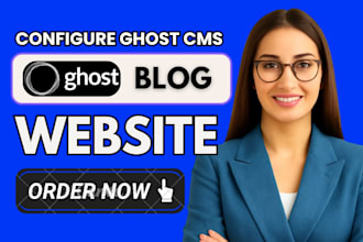 configure ghost website, ghost blog setup ghost newsletter