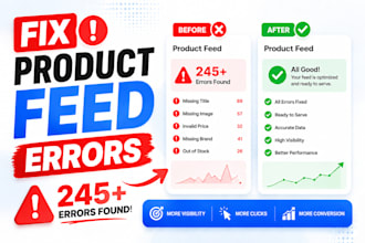 fix google merchant center errors and disapproved products
