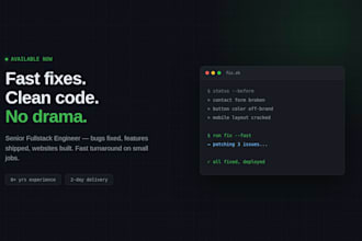 develop, debug or improve your website