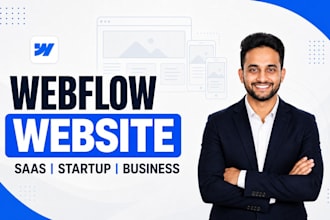 do webflow website design for saas startups and businesses