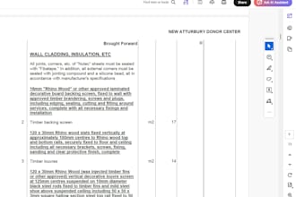 create detailed boq and material quantity takeoff
