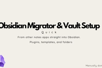 set up your obsidian vault and migrate your notes