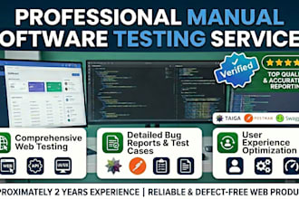 manually test your website for bugs and quality assurance