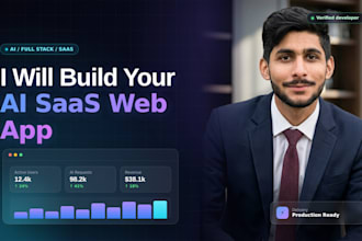 develop ai saas web application with chatbot and automation