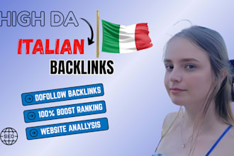 create authority and italian backlinks for better SEO