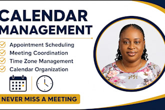 manage your calendar appointments and meeting scheduling