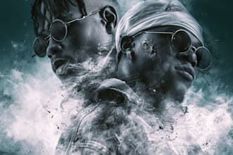 design album cover, mixtape or music cover art