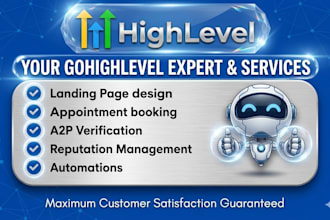 design gohighlevel website, ghl sales funnel, or automation