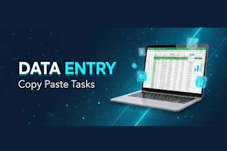 do accurate data entry, copy paste, and web research work