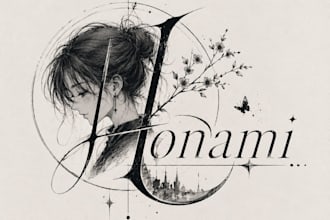 design aesthetic art work and logo