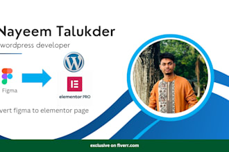 convert figma to wordpress PSD to wordpress or figma to elementor pro