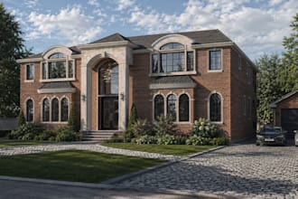 create realistic 3d exterior renders and 3d modeling
