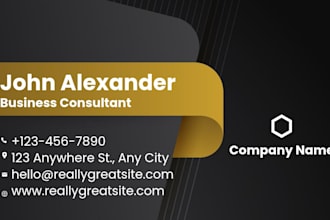design modern and professional buisness cards