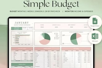 do excel dashboard, personal finance, budget planner and expense tracker