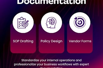 draft professional business documents and office sops