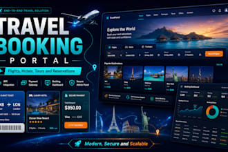 build a travel booking website with API integration