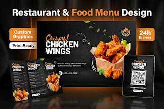 design restaurant menu board, digital menu board