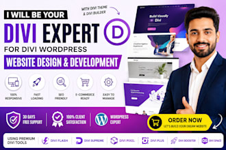 be divi expert for wordpress divi website, divi theme and divi builder