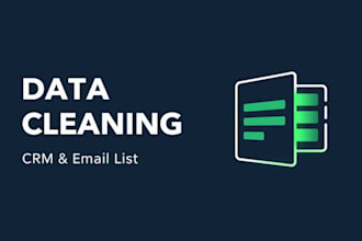 clean, deduplicate and organize your CRM or email marketing list