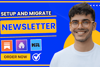 migrate substack newsletter, beehiiv newsletter, mailchimp or  ghost newsletter