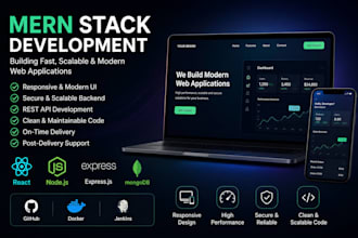 develop and optimize mern stack web applications