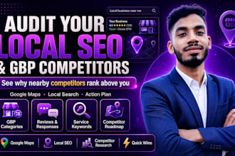 audit your local SEO and google business profile competitors