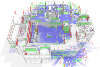 convert your point cloud, lidar and matterport scan to revit bim model