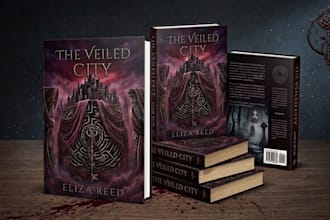design a professional book cover or kindle ebook cover