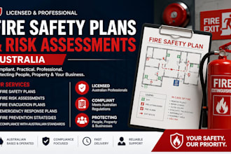 create compliant fire safety plans and risk assessments australia