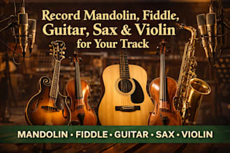 professionally record acoustic classical guitar for your tracks
