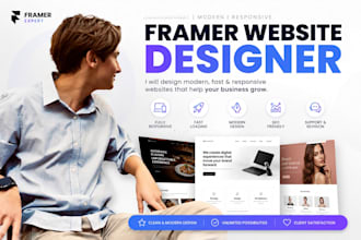 create a modern high web site with an UI UX perfect combos