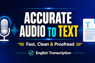 transcribe audio to text accurately and fast