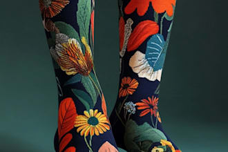 design custom and unique socks design