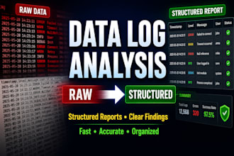 analyze data logs and create structured reports