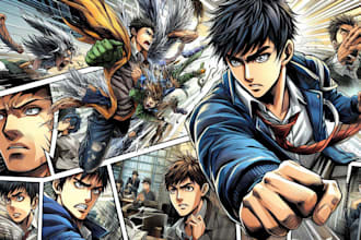 create manga anime comic book, manga artist, comic webtoon