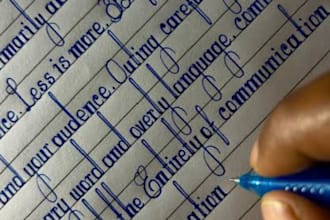 do a hand writing