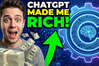 design high CTR ai and chatgpt youtube thumbnails