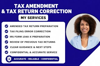 amend your tax return and fix tax filing errors accurately