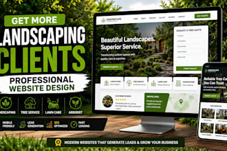 do landscaping, lawn care website tree service, arborist website, gardening site