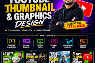 do thumbnail design and graphics design