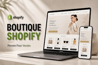 créer un site internet shopify moderne et professionnel