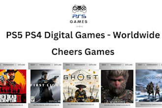 sell all playstation5, ps4 digital games at affordable cost