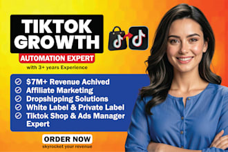 manage tiktok shop, tiktok ads manager, affiliate program, tiktok dropshipping
