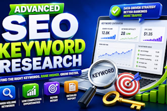 do advanced SEO keyword research and competitor analysis
