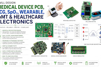design medical device pcb ecg 3p02 wearable iomt healthcare electronics
