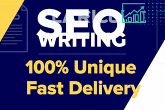write SEO optimized article