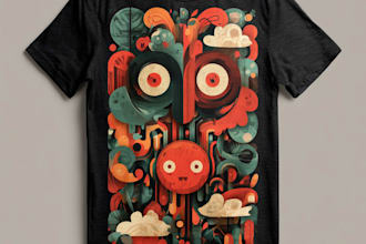 do typography tshirt graphics t shirt and merchandise design