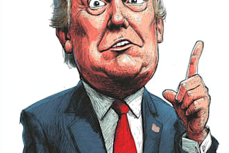 do digital political cartoon for political cartoon